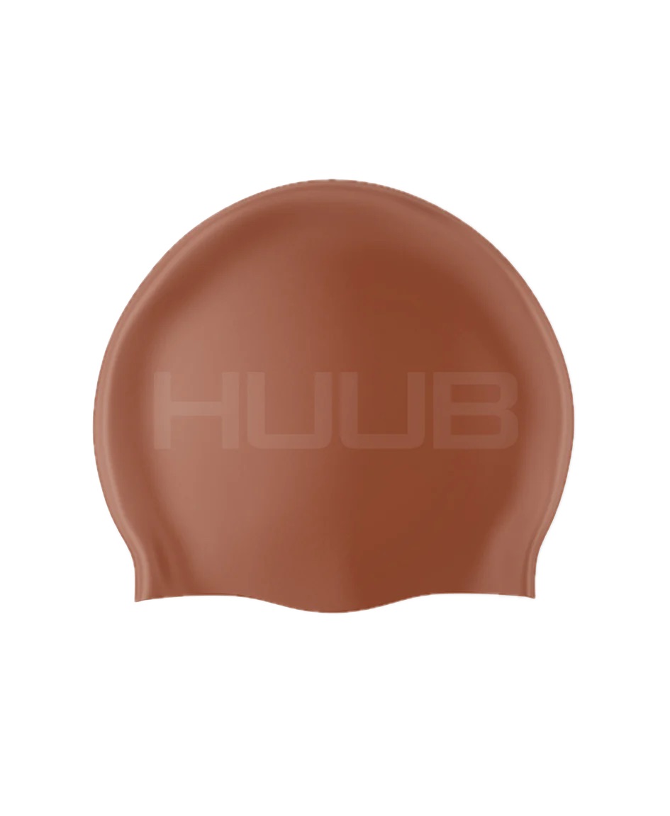 HUUB ujumismüts silikoonist at sport pruun