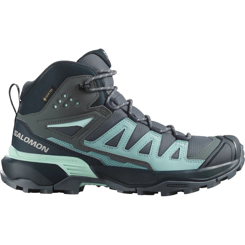 SALOMON matkajalatsid X ULTRA 360 MID GTX at sport rohekas