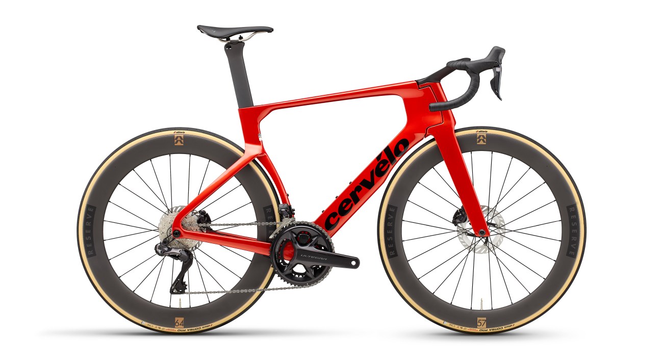 CERVELO maanteeratas S5 ULTEGRA Di2 at sport punane