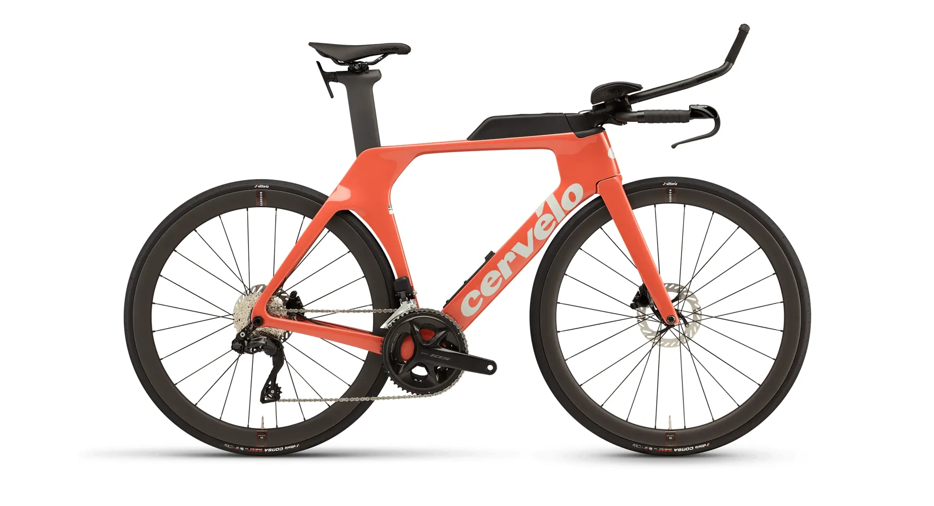 CERVELO triatloniratas P-series 105 Di2 at sport oranz