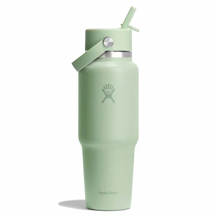 HYDRO FLASK termos 32 OZ WIDE FLEX STRAW TRAVEL BOTTLE at sport roheline