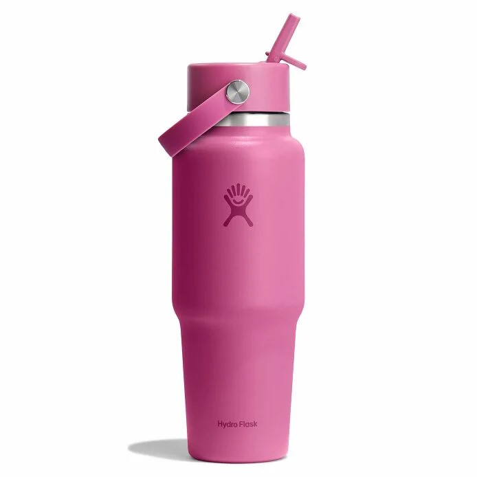 HYDRO FLASK termos 32 OZ WIDE FLEX STRAW TRAVEL BOTTLE at sport roosa