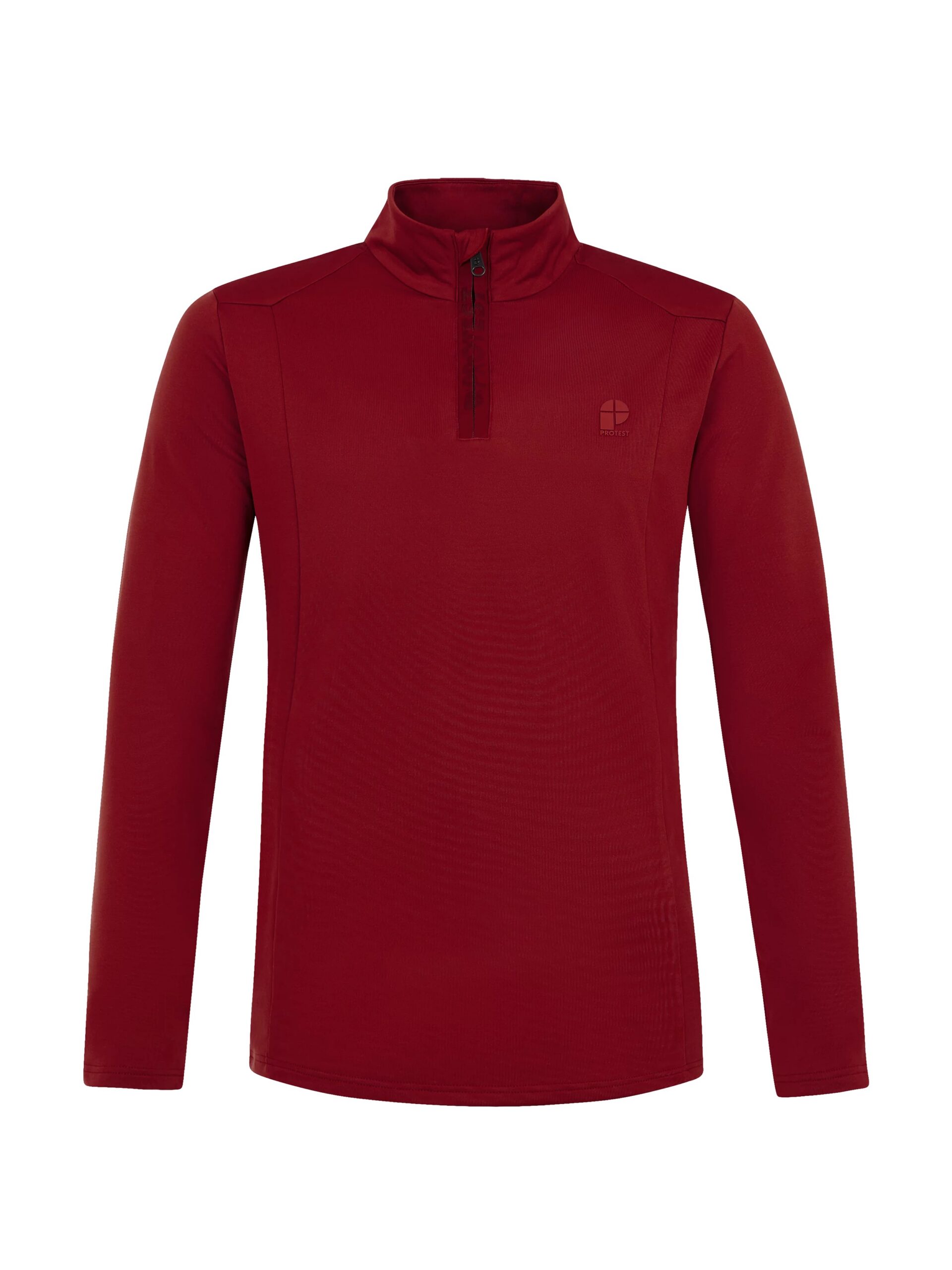 PROTEST meeste vahekiht REWILL 1:4 zip at sport punane