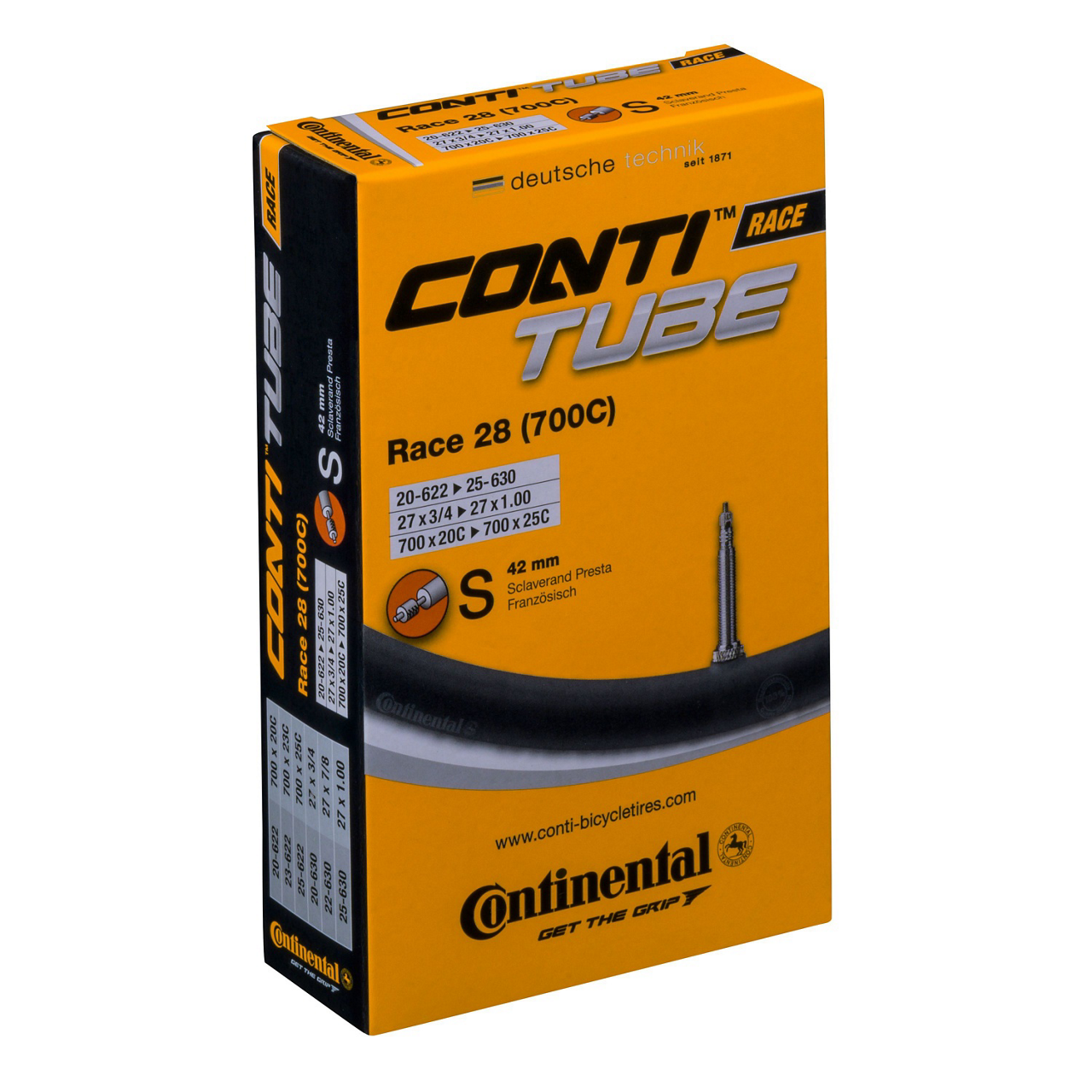 CONTINENTAL sisekumm Race 28 42mm 700X20:25 at sport