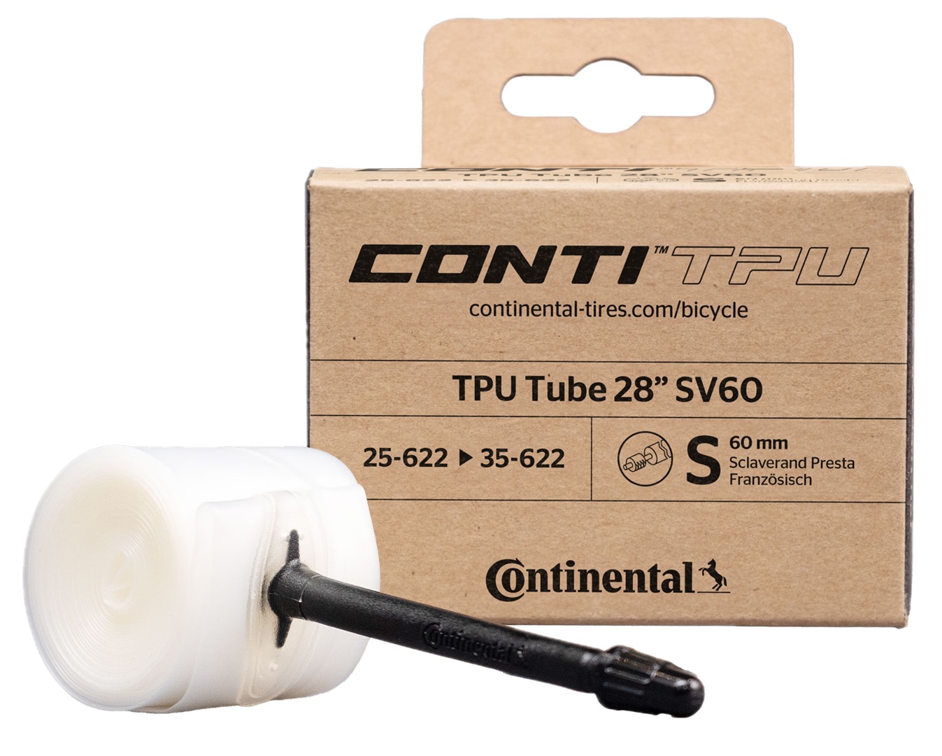 CONTINENTAL sisekumm TPU 28 60mm 622x25-35 at sport
