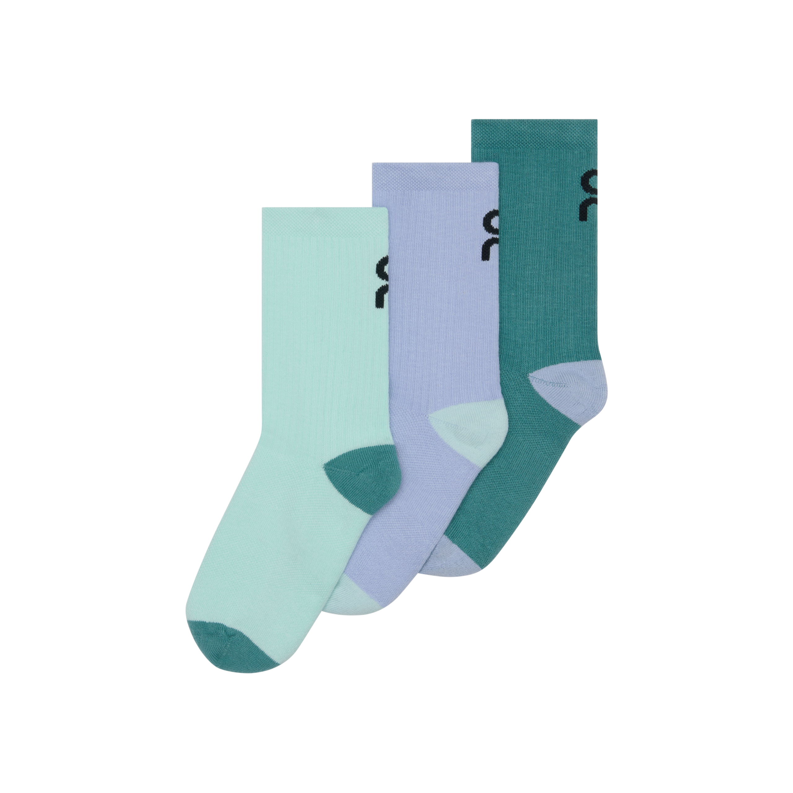 ON-RUNNING LOGO SOCK HIGH 3-PACK laste sokid at sport